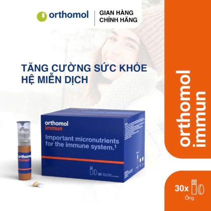 Orthomol Immun - Tăng cường hệ miễn dịch, đóng gói dạng ống